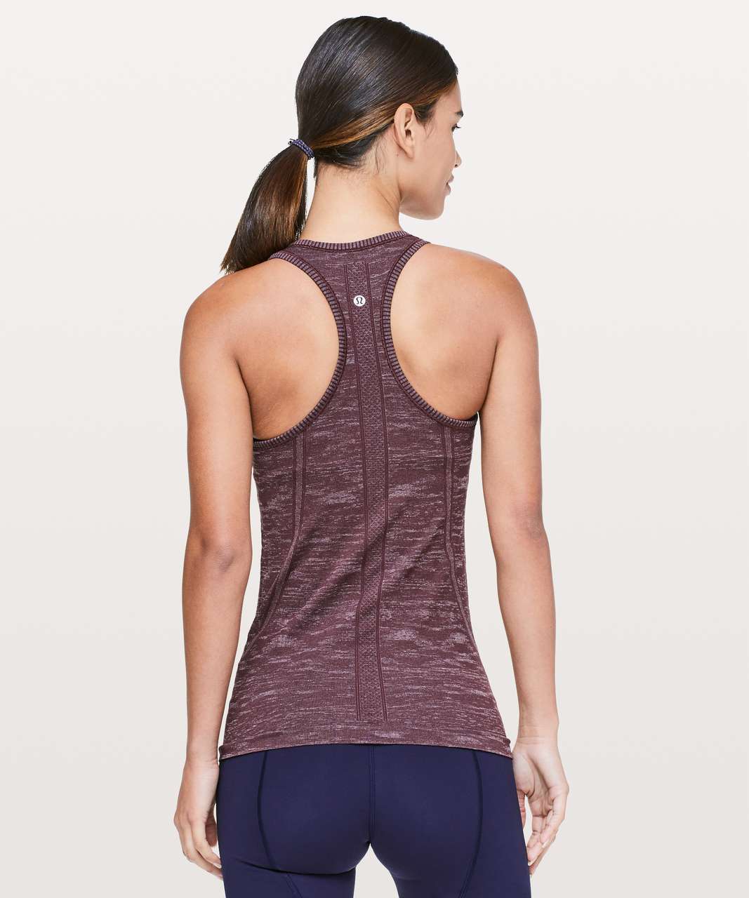 Lululemon Swiftly Tech Racerback - Dark Adobe / White