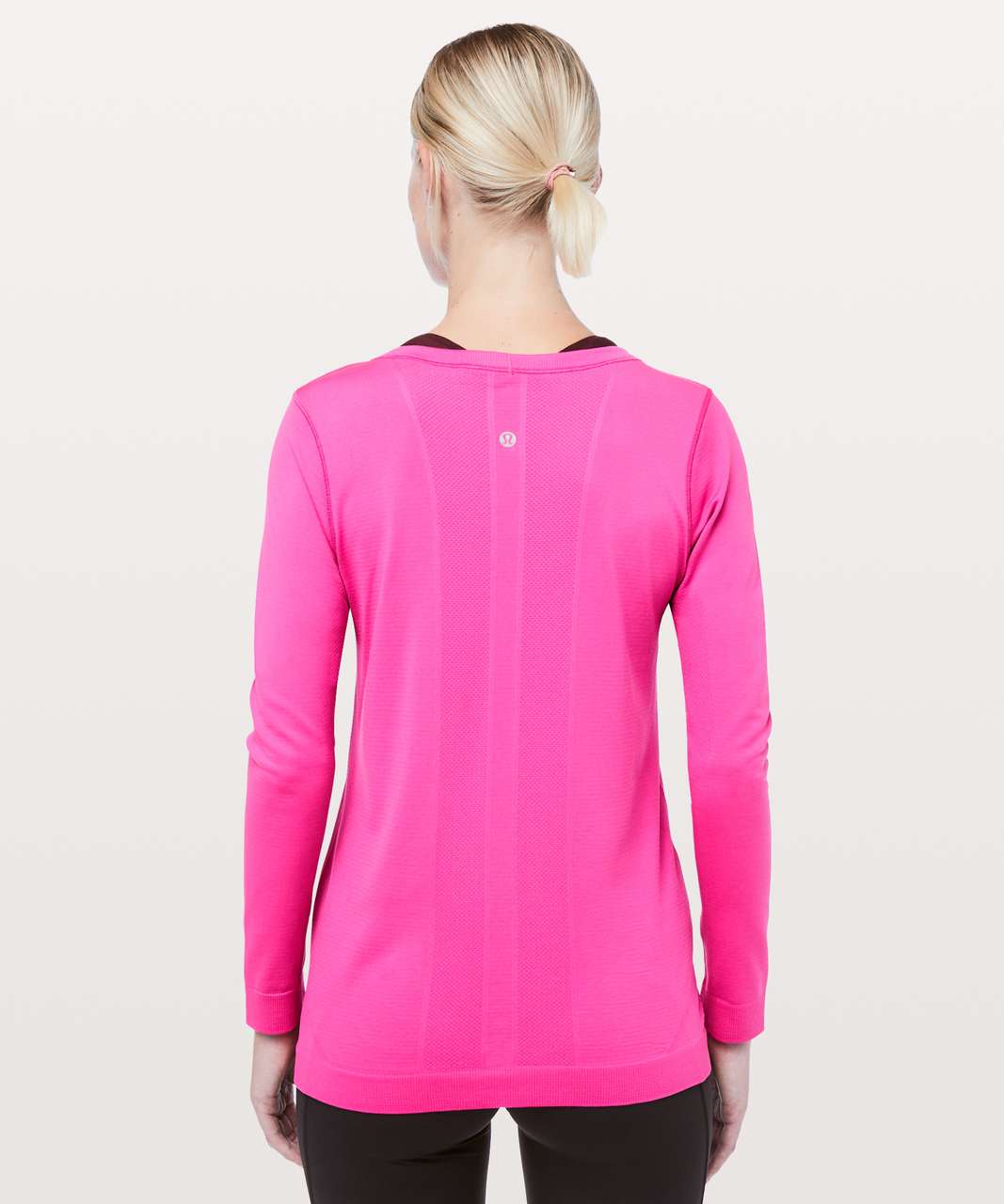 Lululemon Swiftly Tech Long Sleeve Sonic Pink Shirt