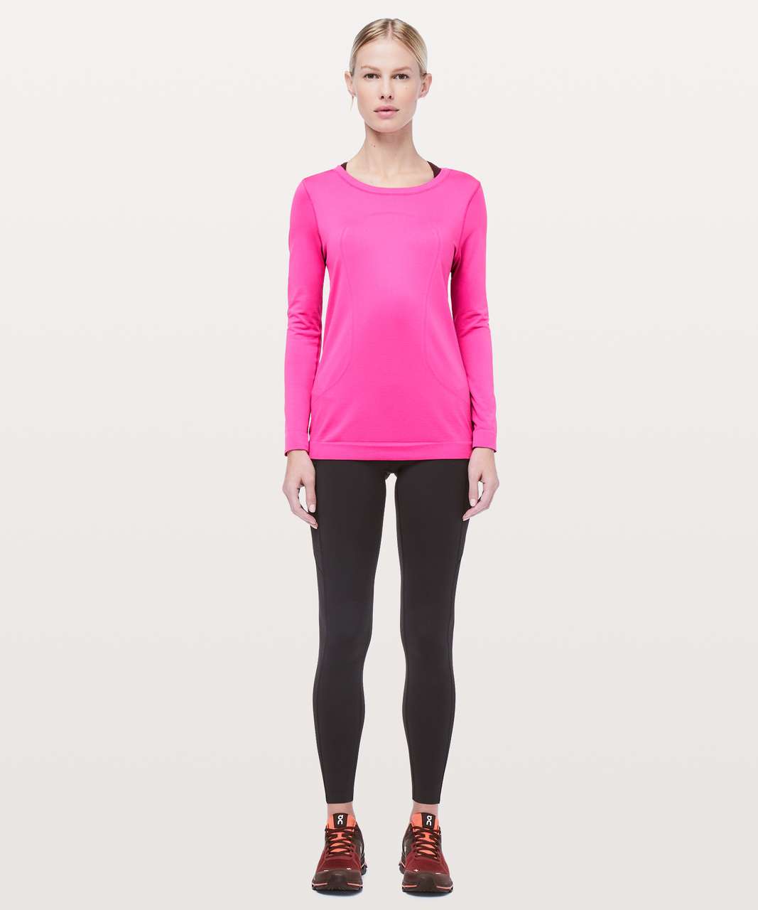 Lululemon Swiftly Tech Long Sleeve Sonic Pink Shirt