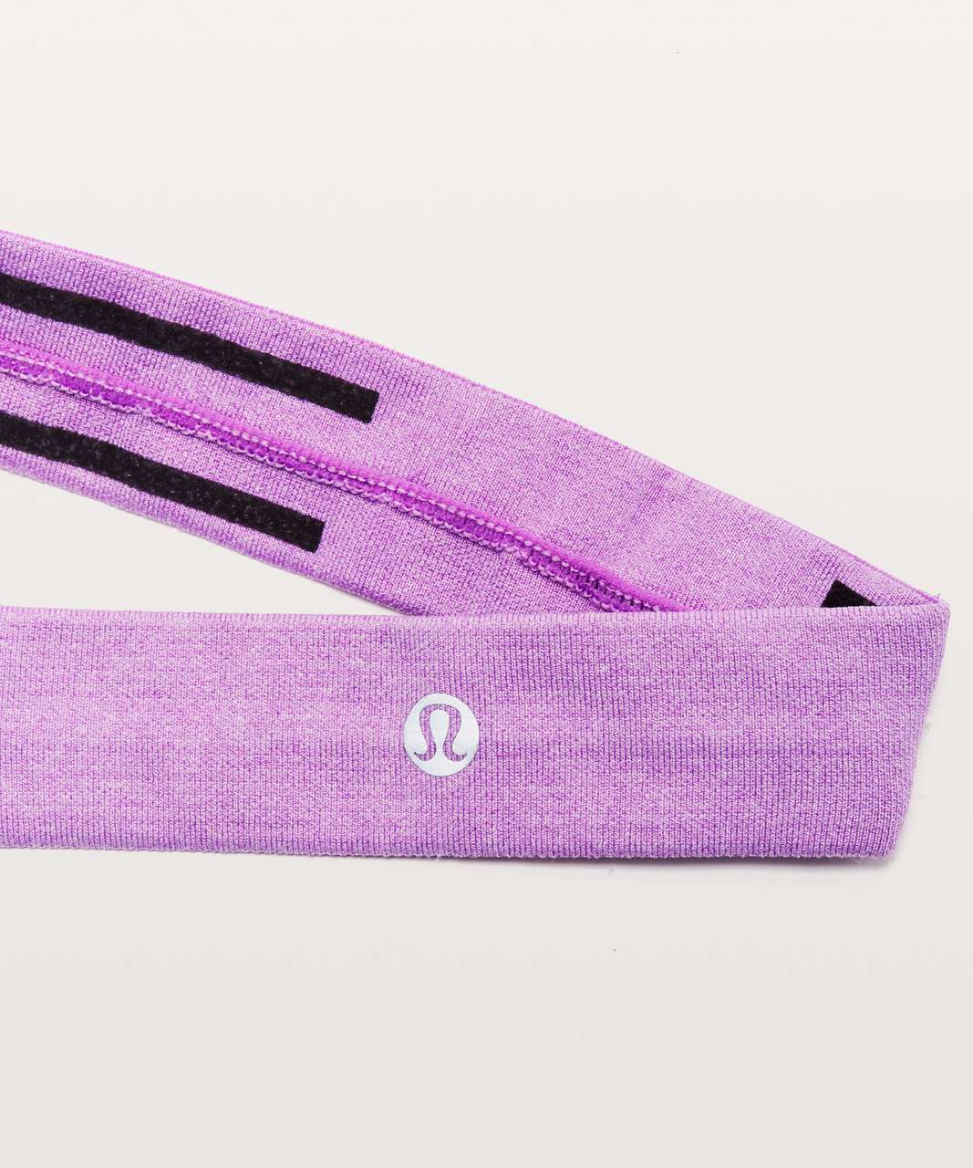 Lululemon Cardio Cross Trainer Headband - Purple Blossom / White