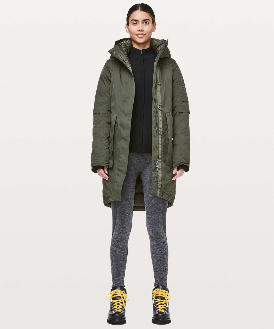 Lululemon Winter Warrior Parka - Dark Olive