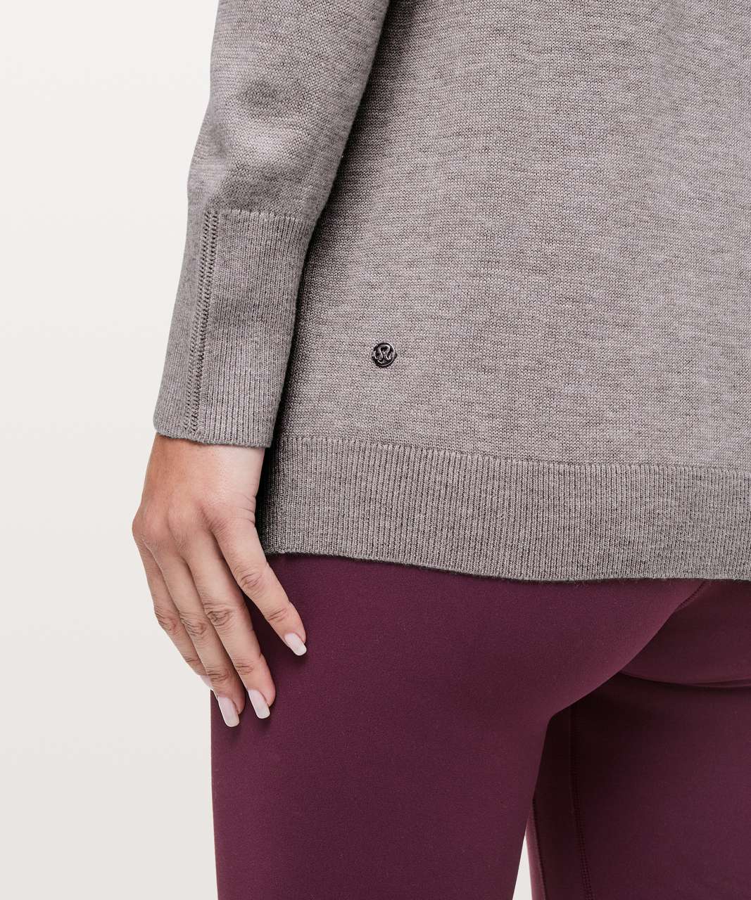 Lululemon Full Extension Sweater - Heathered Dark Chrome