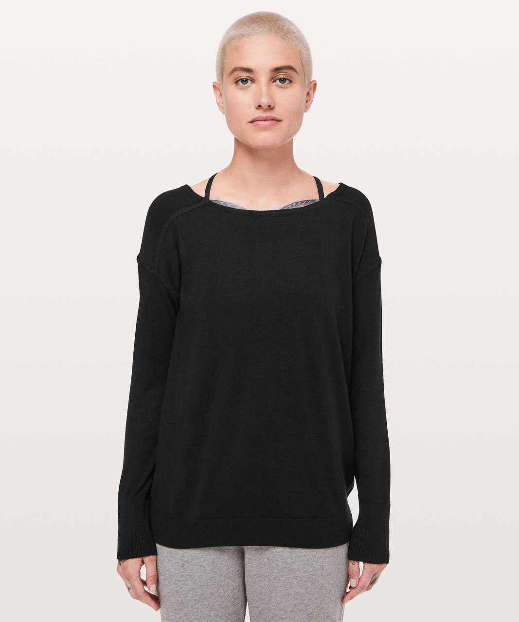 Lululemon Full Extension Sweater - Black - lulu fanatics