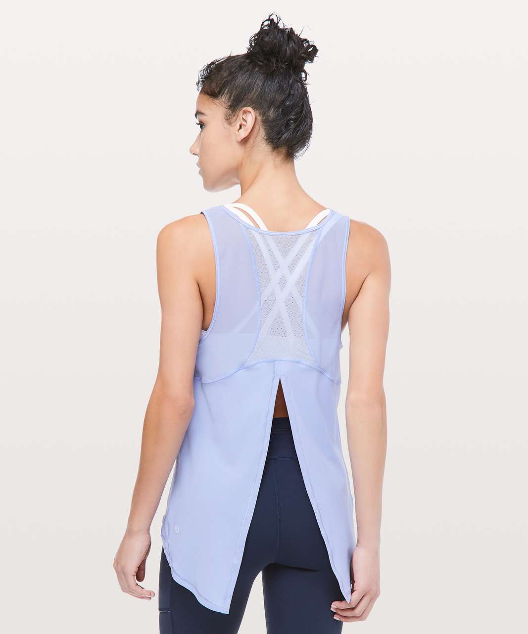 Lululemon Sculpt Tank *Tie Back - Hydrangea Blue - lulu fanatics