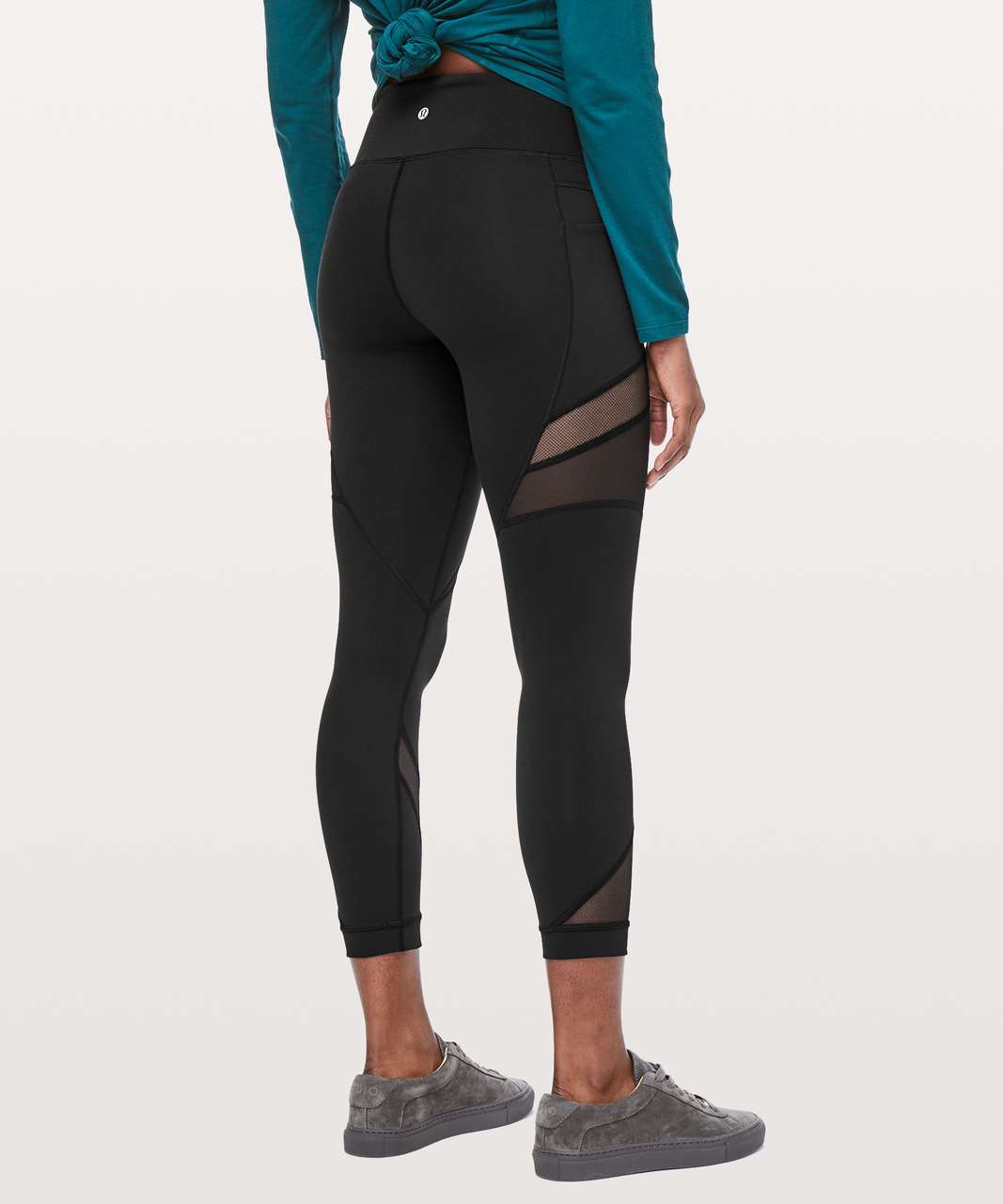 lululemon athletica, Pants & Jumpsuits, Lululemon Black Mesh Leggings