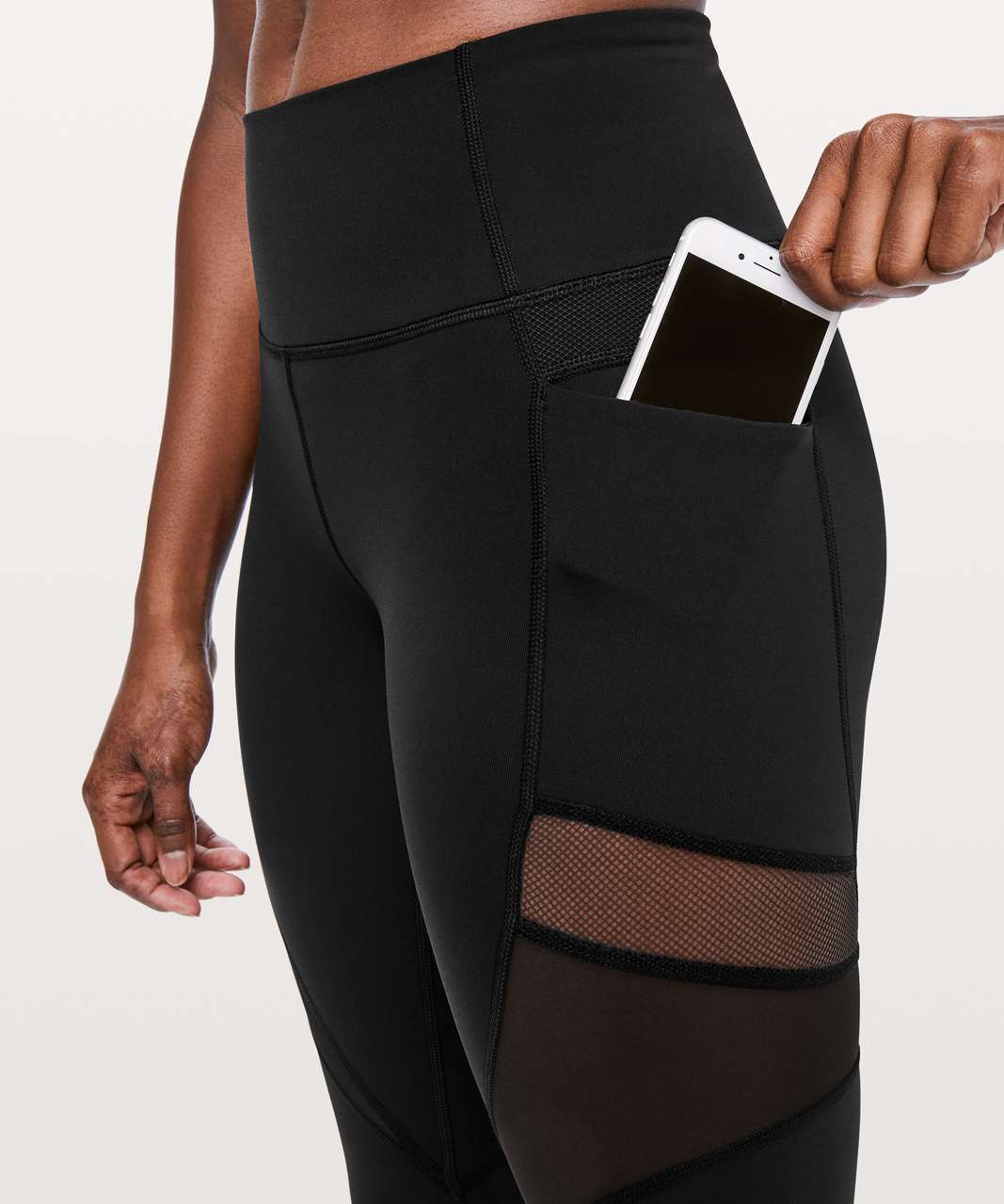 Lululemon Mesh In Motion Crop *23" - Black