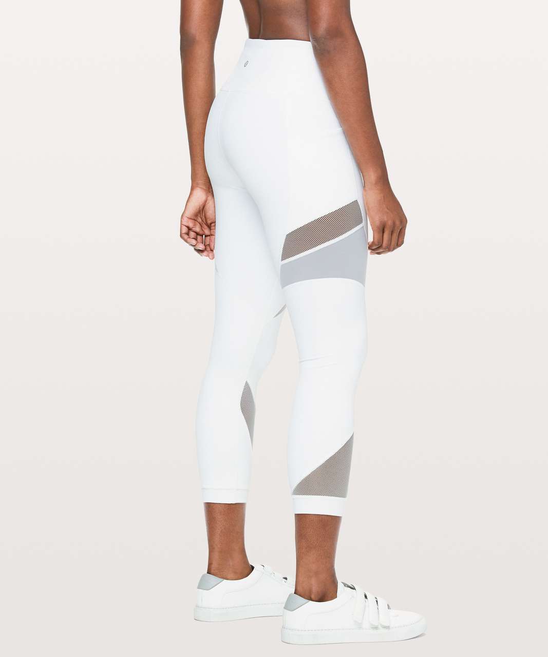 Lululemon Mesh In Motion Crop *23" - White