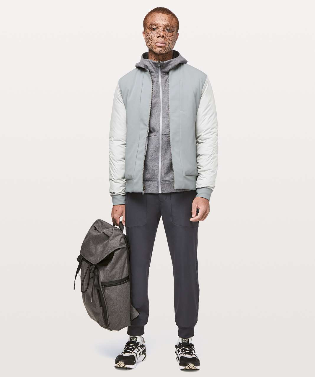 Lululemon About-Face Bomber - Sea Salt