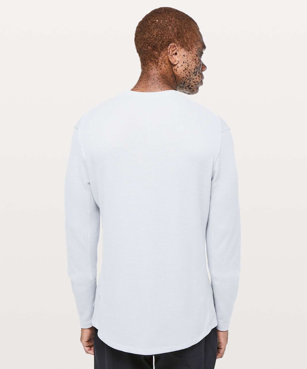 Lululemon Shift Stitch Henley - Heathered Core Ultra Light Grey