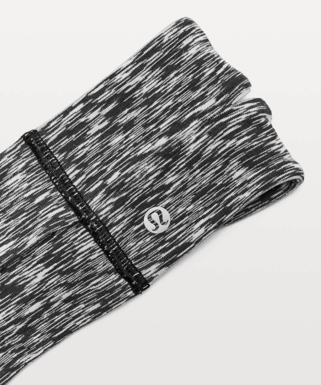 Lululemon Cross Chill Run Earwarmer - Spaced Out Space Dye Black White