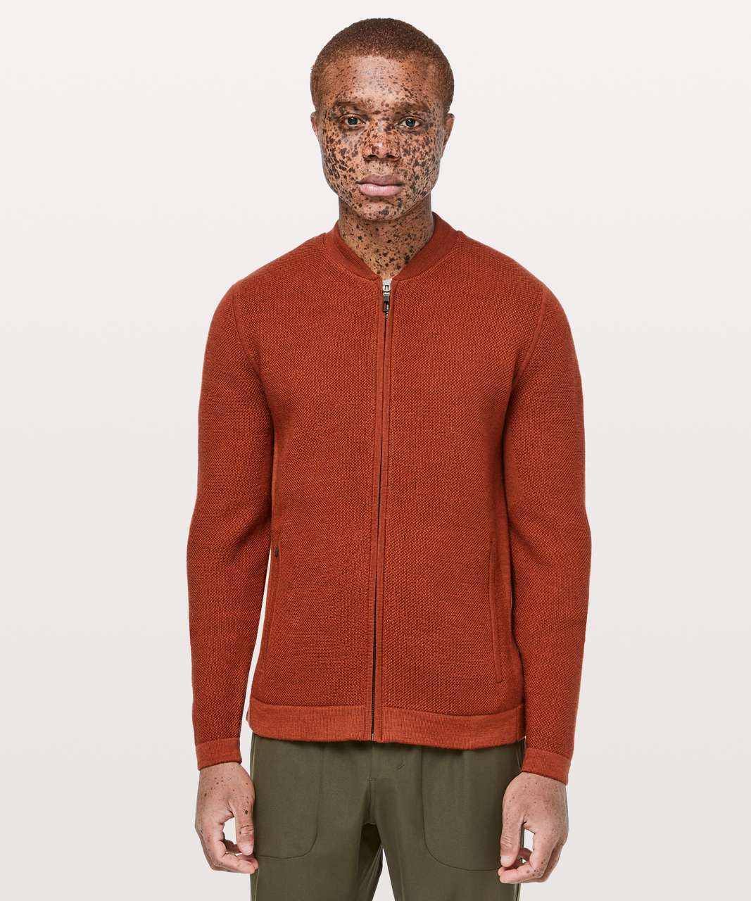 Lululemon Alpine Air Bomber - Heathered Saffron