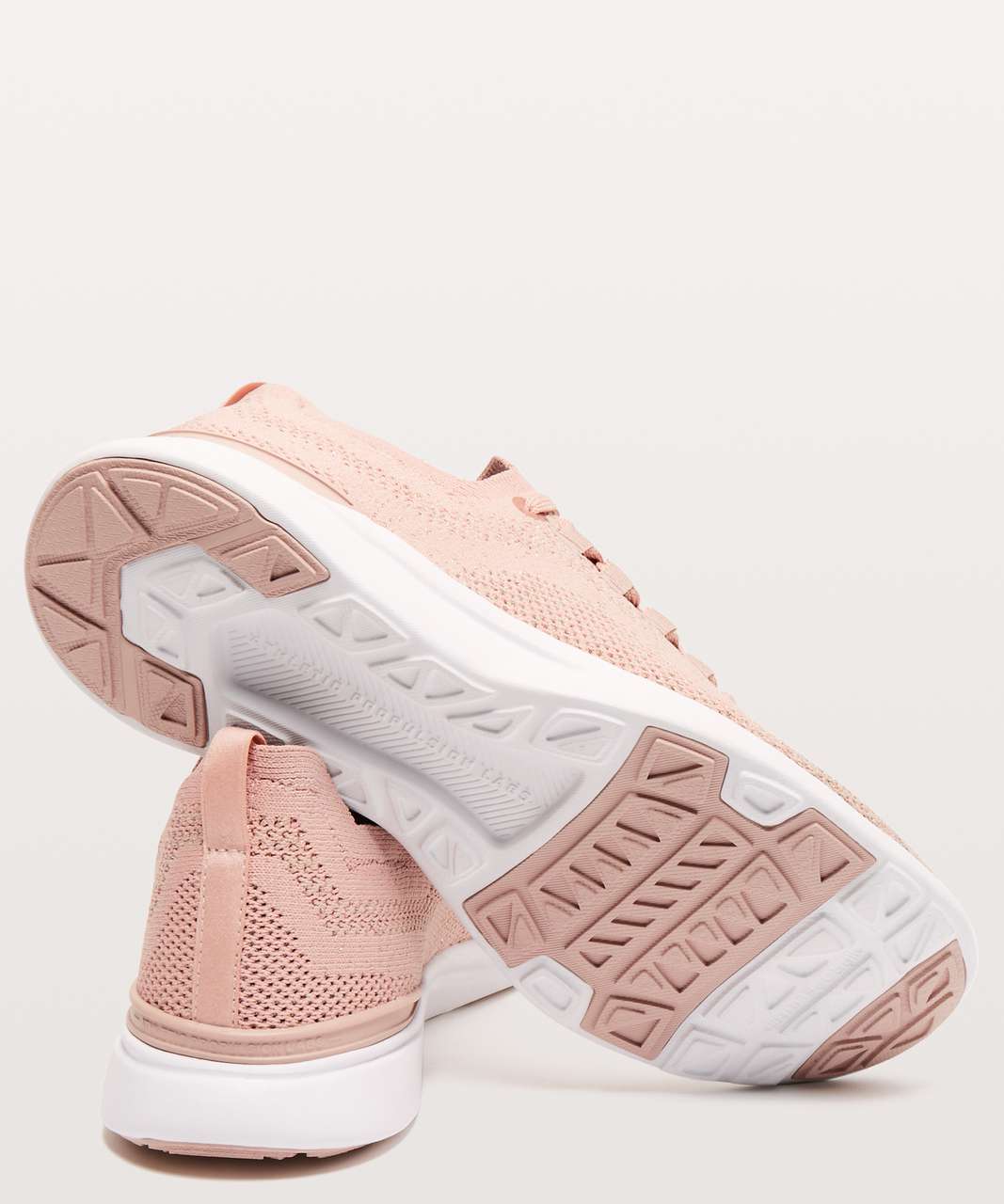 Lululemon Womens TechLoom Breeze Shoe - Rose Dust / Rose Gold / White