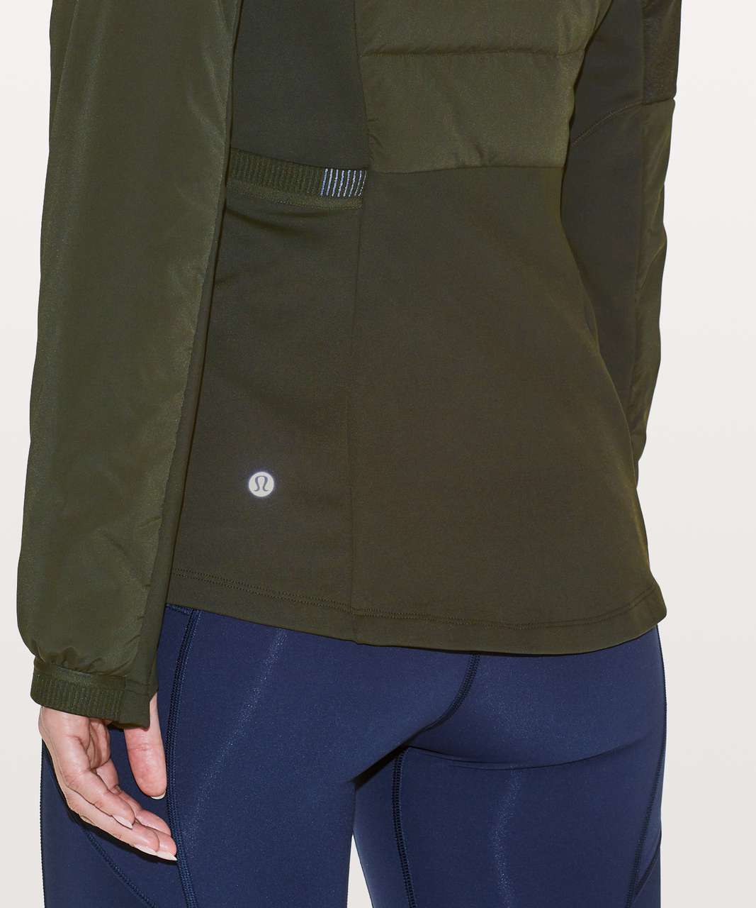 Lululemon Down For It All Pullover - Dark Olive