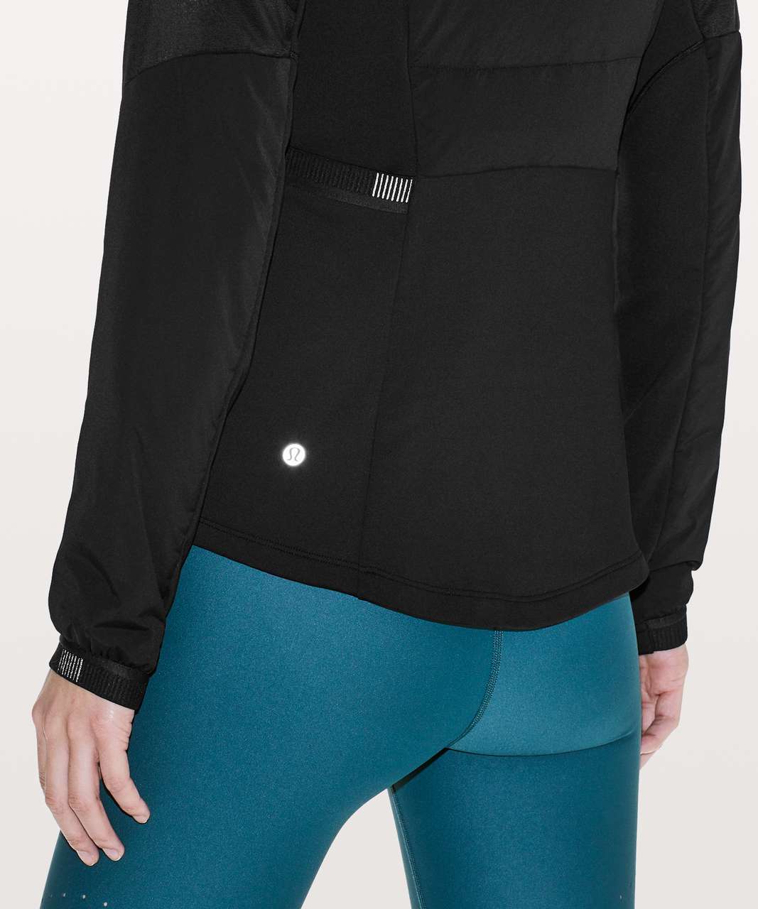 PrimaLoft x Lululemon Down For It All Cropped Half-zip Pullover - Primaloft