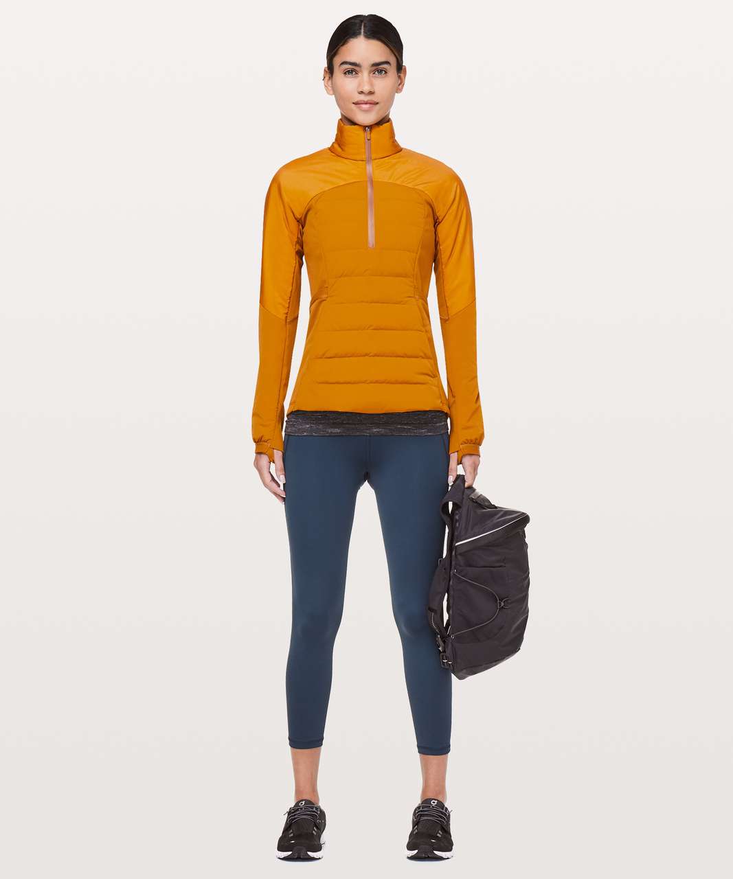 Lululemon Down For It All Pullover - Fools Gold