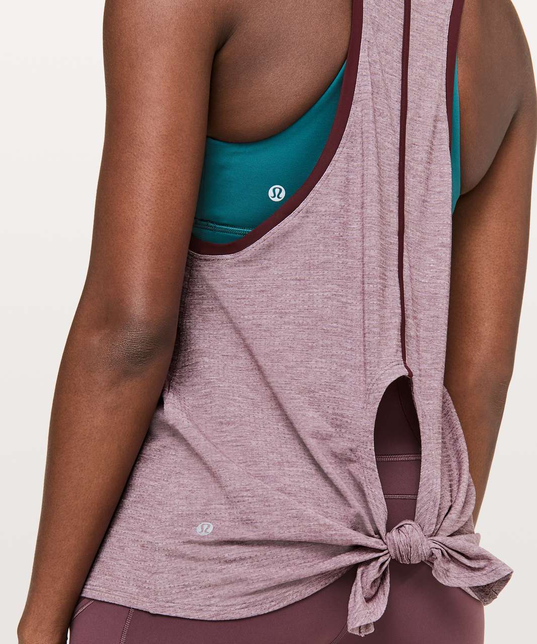 Lululemon Course Of Action Tank - Heathered Garnet