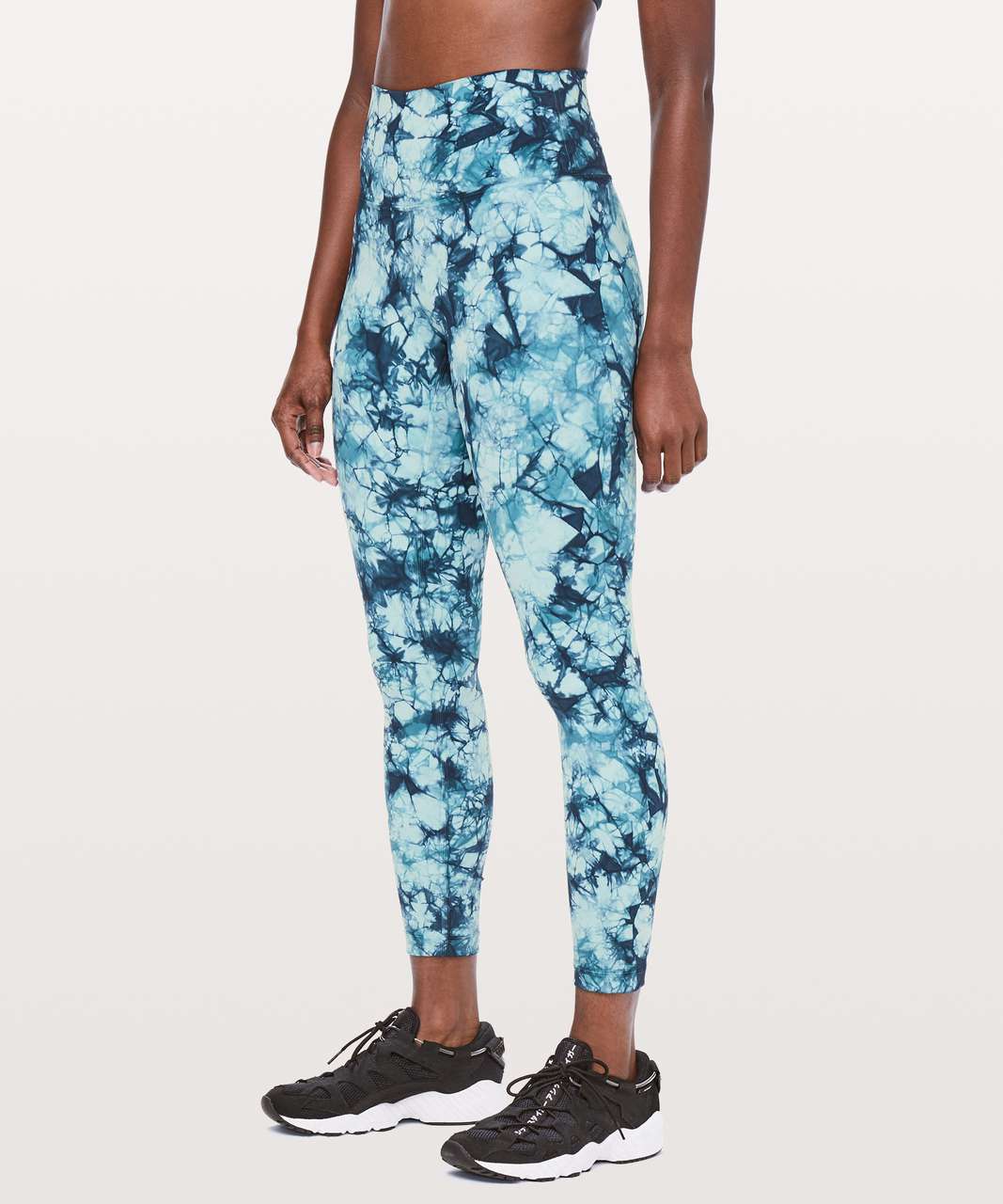 Lululemon Wunder Under Hi-Rise 7/8 Tight *Dual Shibori Full-On Luxtreme 25  - Dual Shibori Blue Haze Petrol Blue - lulu fanatics