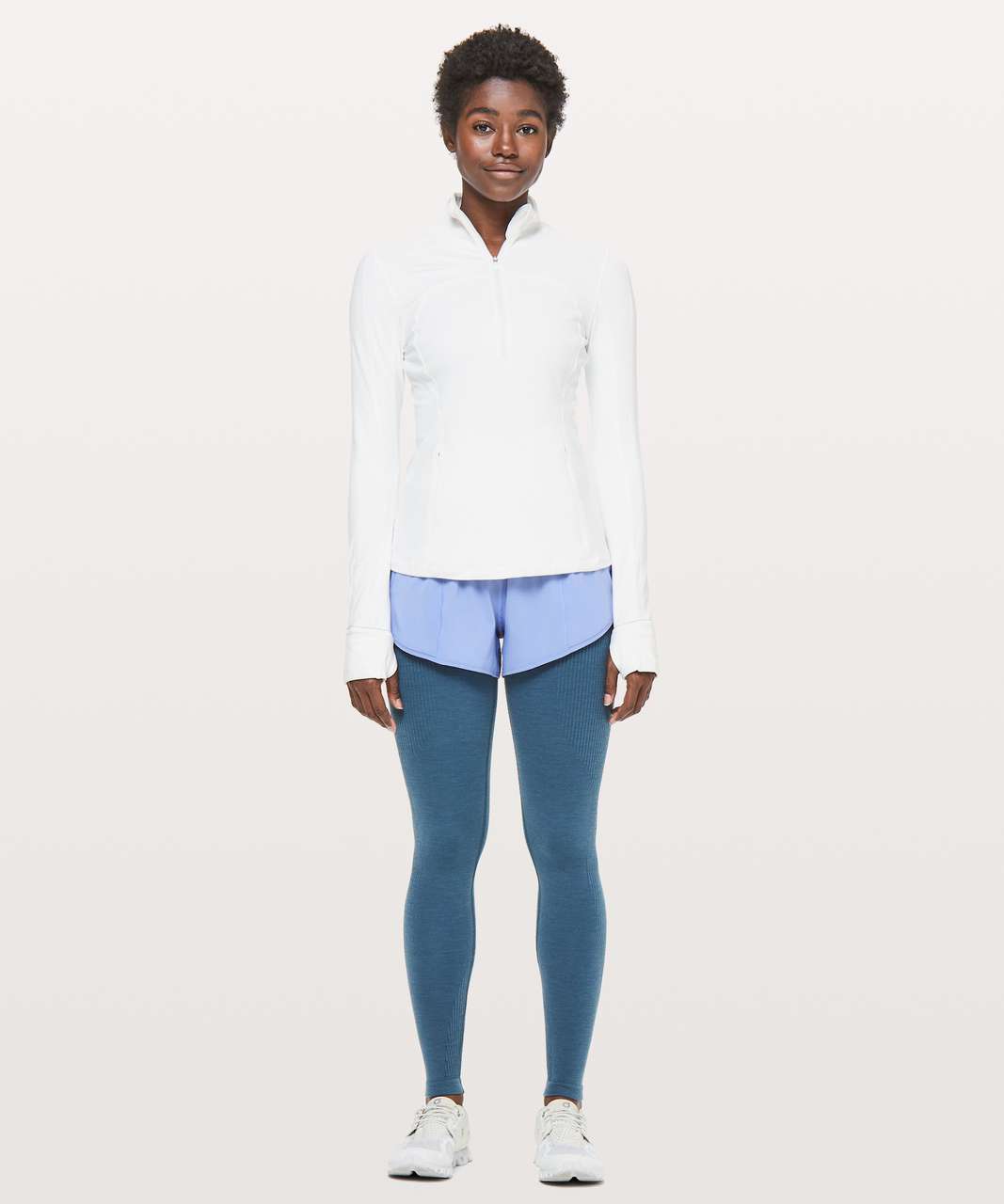 Lululemon Keep The Heat Thermal Tight *28 - Petrol Blue - lulu fanatics