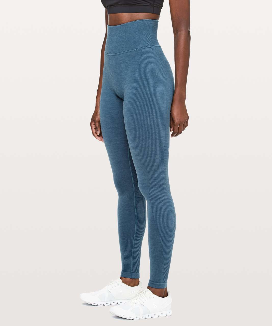 🍋 Lululemon NWT Keep the Heat Thermal Legging Tights in Iron Blue