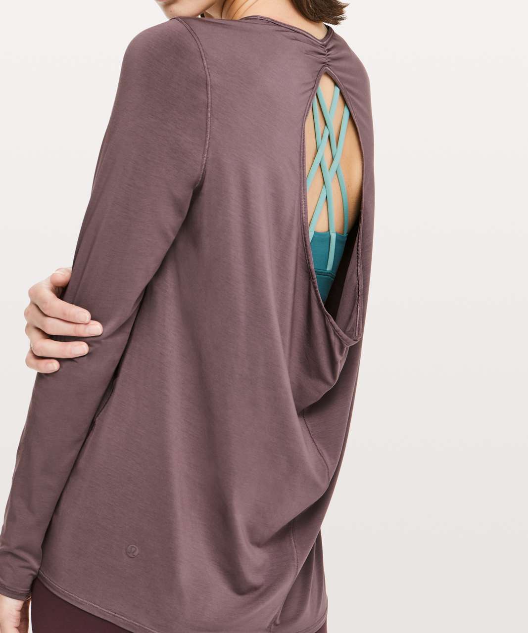 Lululemon Timeless Twist Long Sleeve - Antique Bark - lulu fanatics