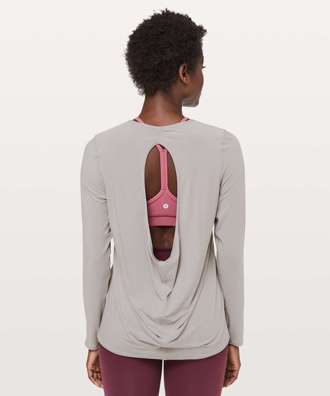 Lululemon Timeless Twist Long Sleeve - Dark Chrome - lulu fanatics