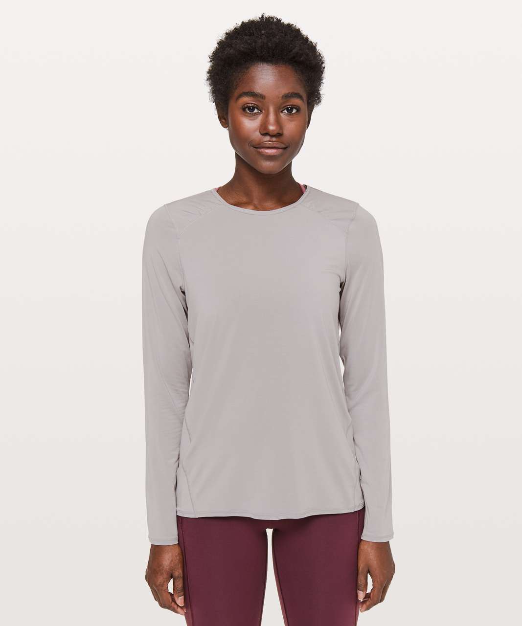 Lululemon Timeless Twist Long Sleeve - Dark Chrome - lulu fanatics