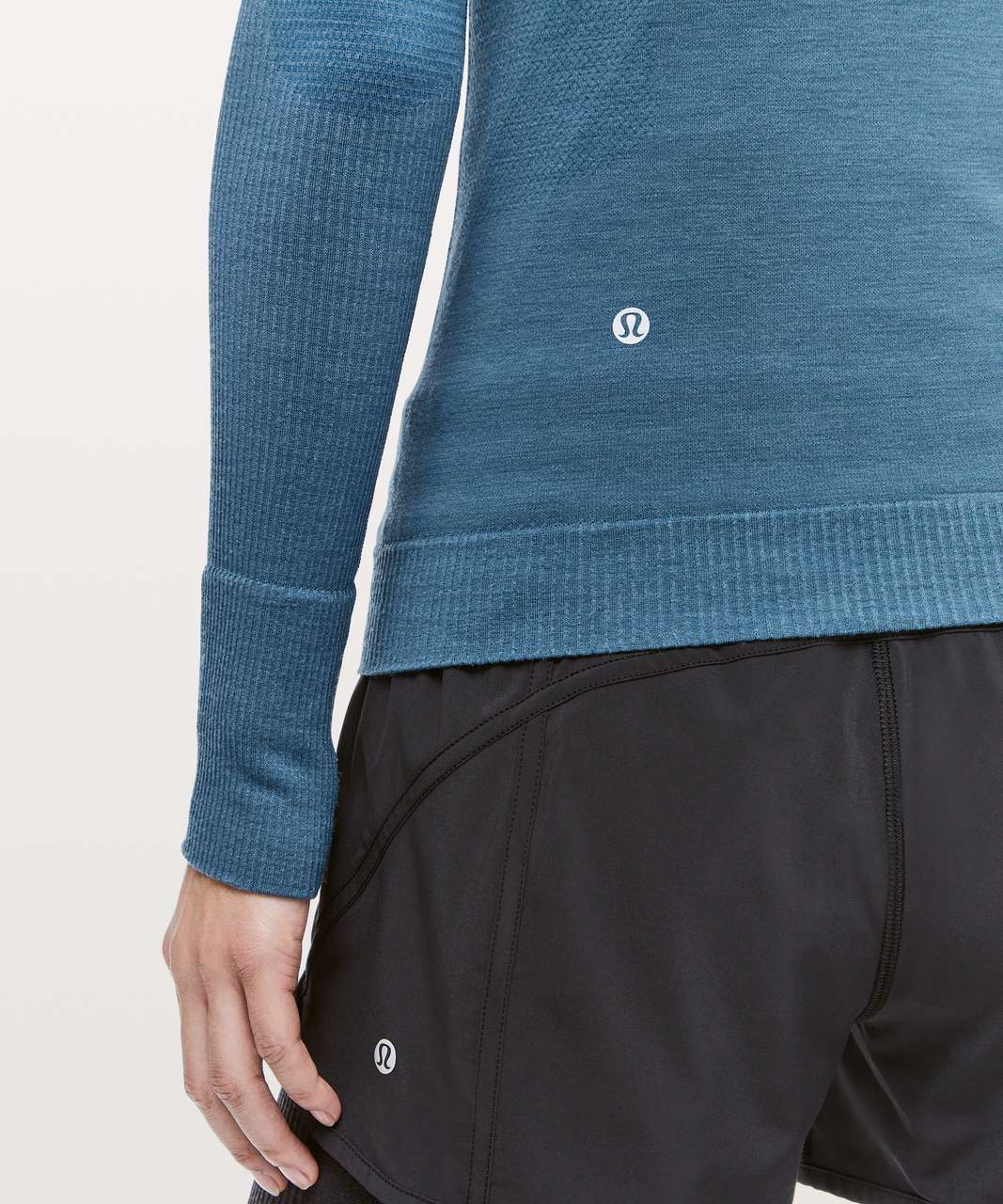 Lululemon Keep The Heat Thermal Long Sleeve - Petrol Blue - lulu