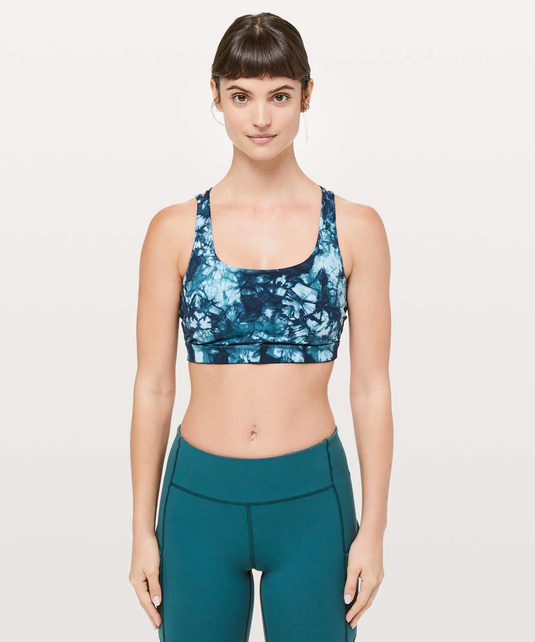 Lululemon Energy Bra *Shibori - Dual Shibori Blue Haze Petrol Blue