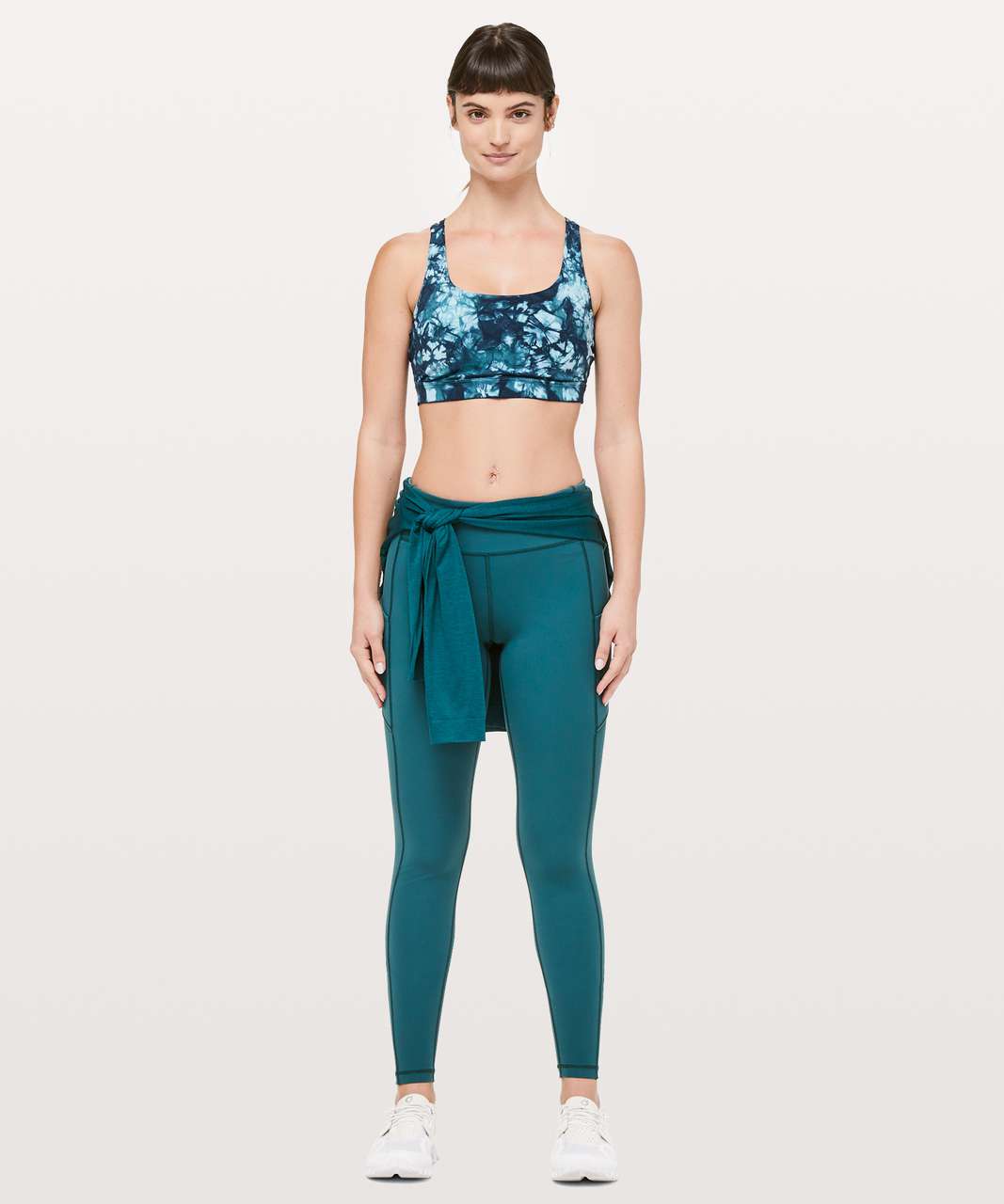 Lululemon Energy Bra *Shibori - Dual Shibori Blue Haze Petrol Blue