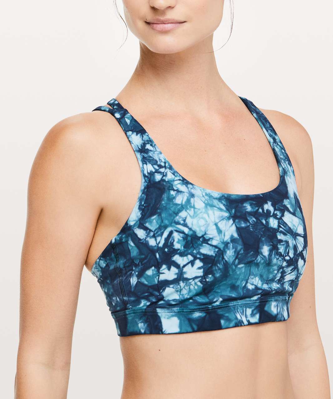 Lululemon Energy Bra *Shibori - Dual Shibori Blue Haze Petrol Blue - lulu  fanatics