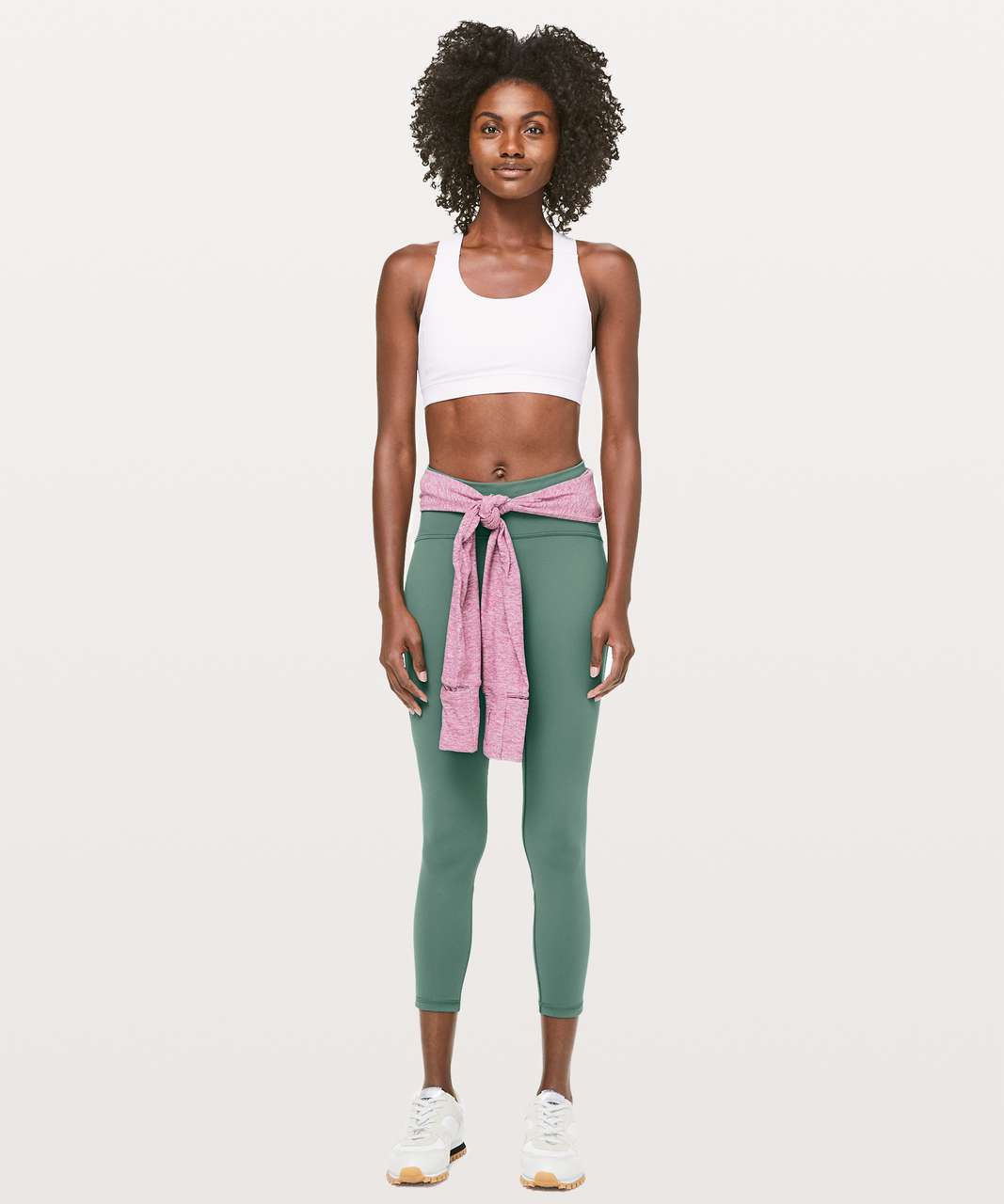 Lululemon Train Times 7/8 Pant *25" - Green Smoke