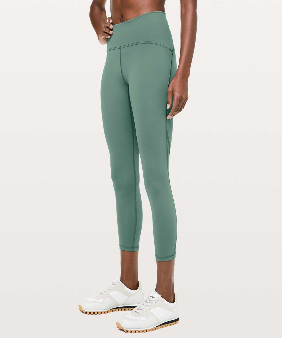 Lululemon Train Times 7/8 Pant *25" - Green Smoke