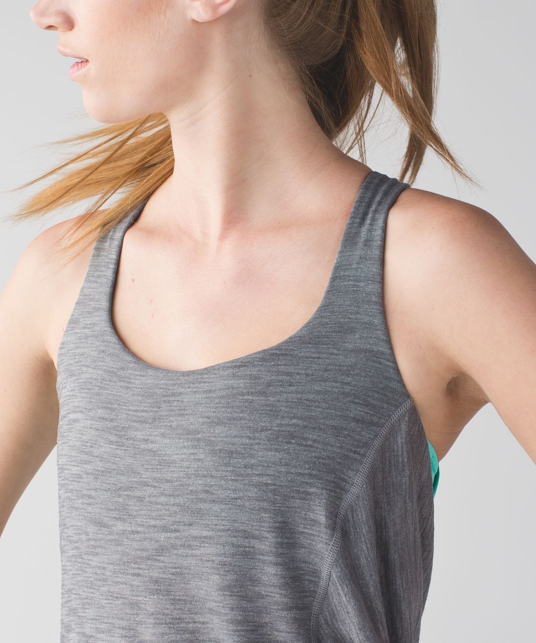 Lululemon Wild Tank - Heathered Slate / Bali Breeze - lulu fanatics