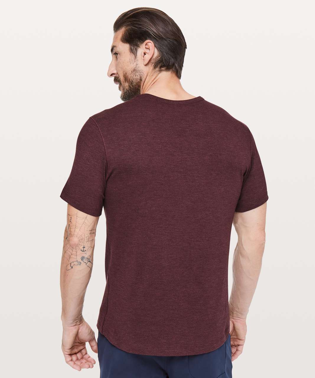 Lululemon 5 Year Basic Tee *Updated Fit - Heathered Dark Adobe