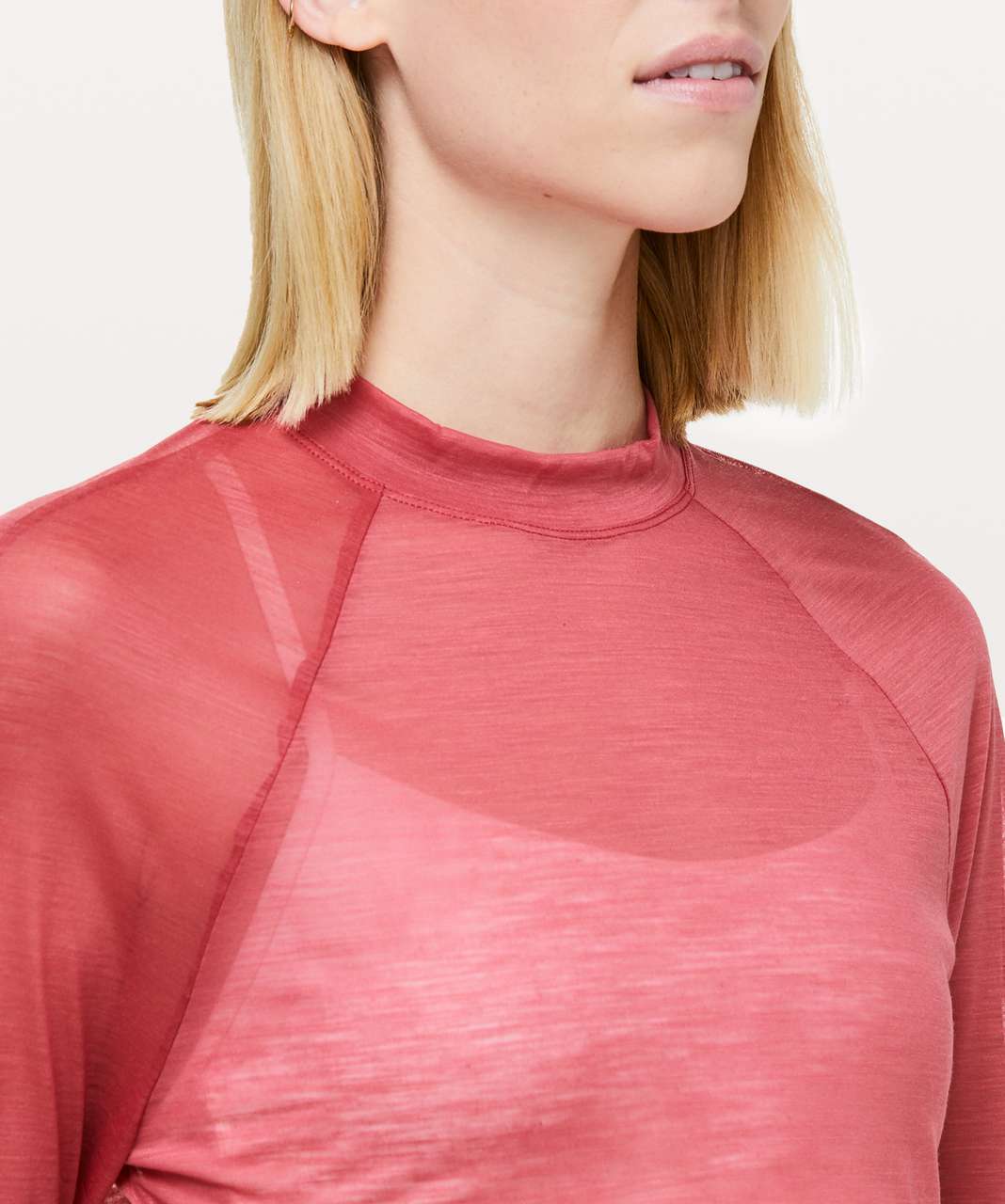 Lululemon Nai Mockneck *lululemon lab - Fireside Red