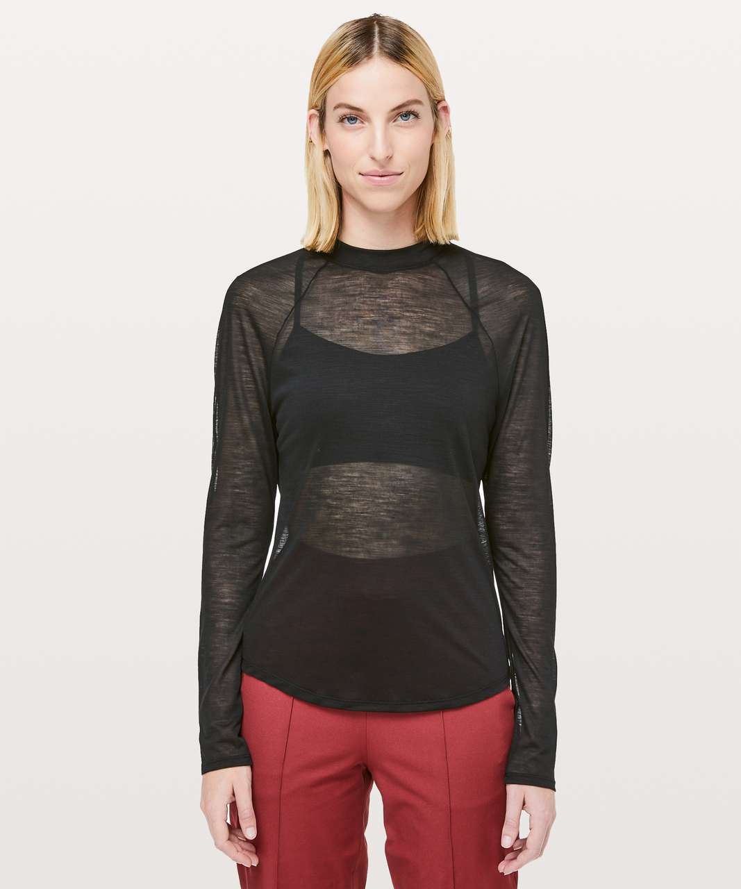 Lululemon Nai Mockneck *lululemon lab - Black