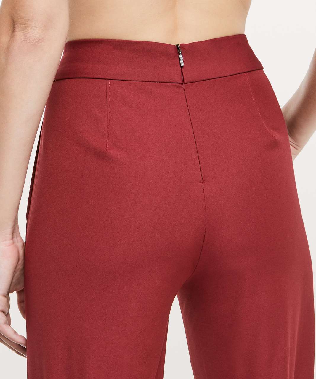 Lululemon Lab Nai Trouser Pants Zesty Auburn Red Size 10 Womens