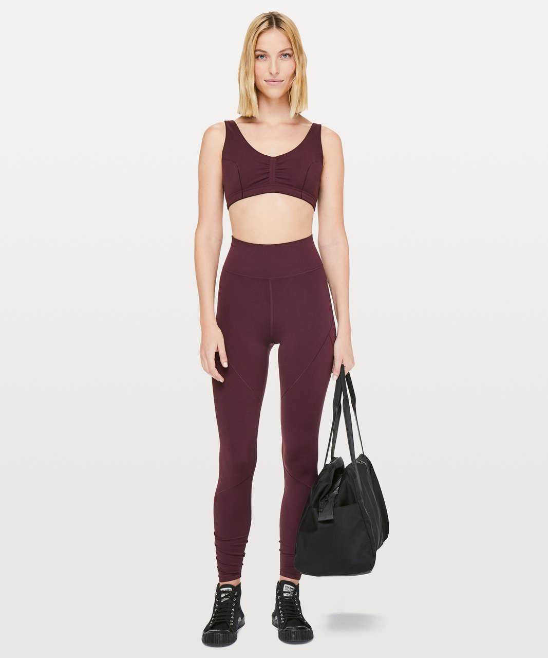 Lululemon Essential Tight *lululemon lab - Cassis - lulu fanatics