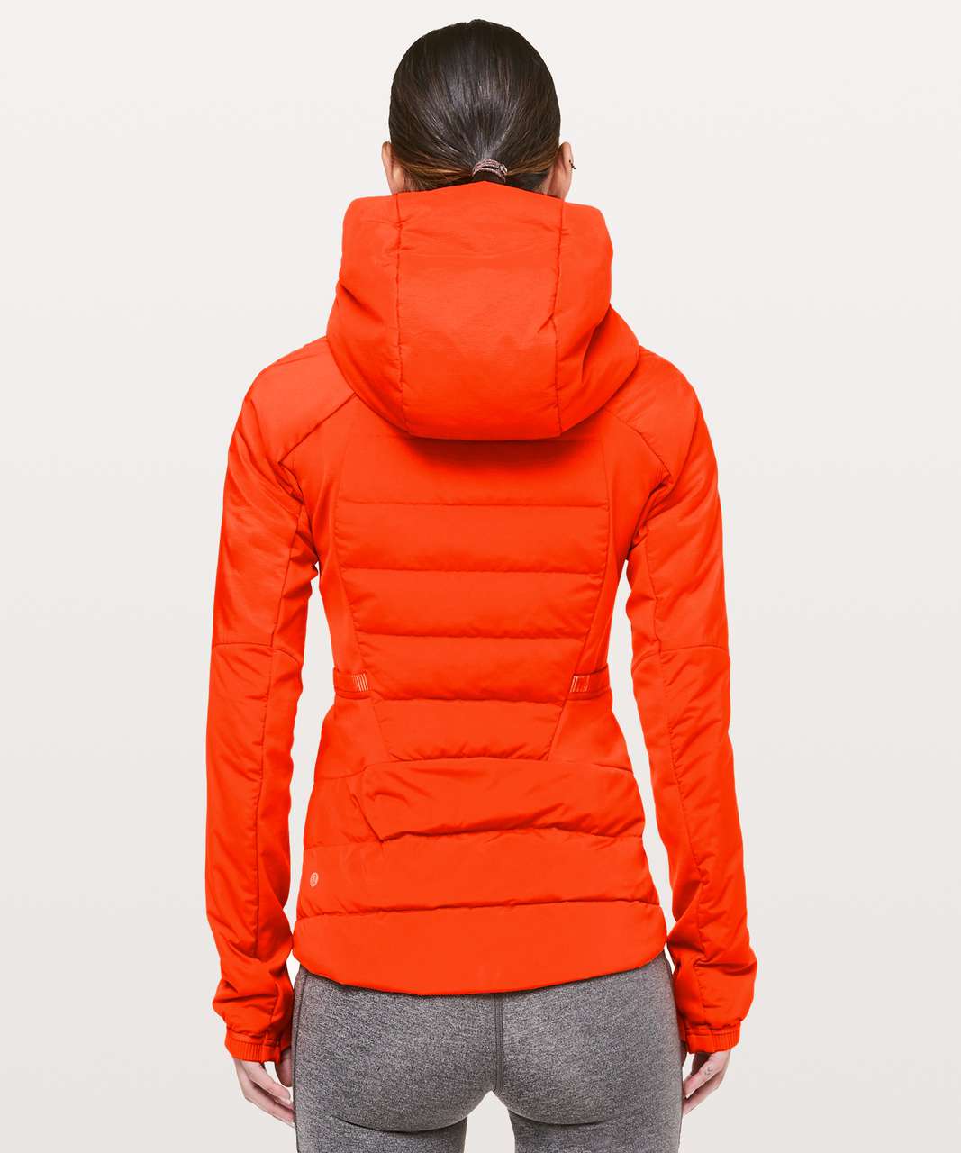 Lululemon Down For It All Jacket - Atomic Orange - lulu fanatics