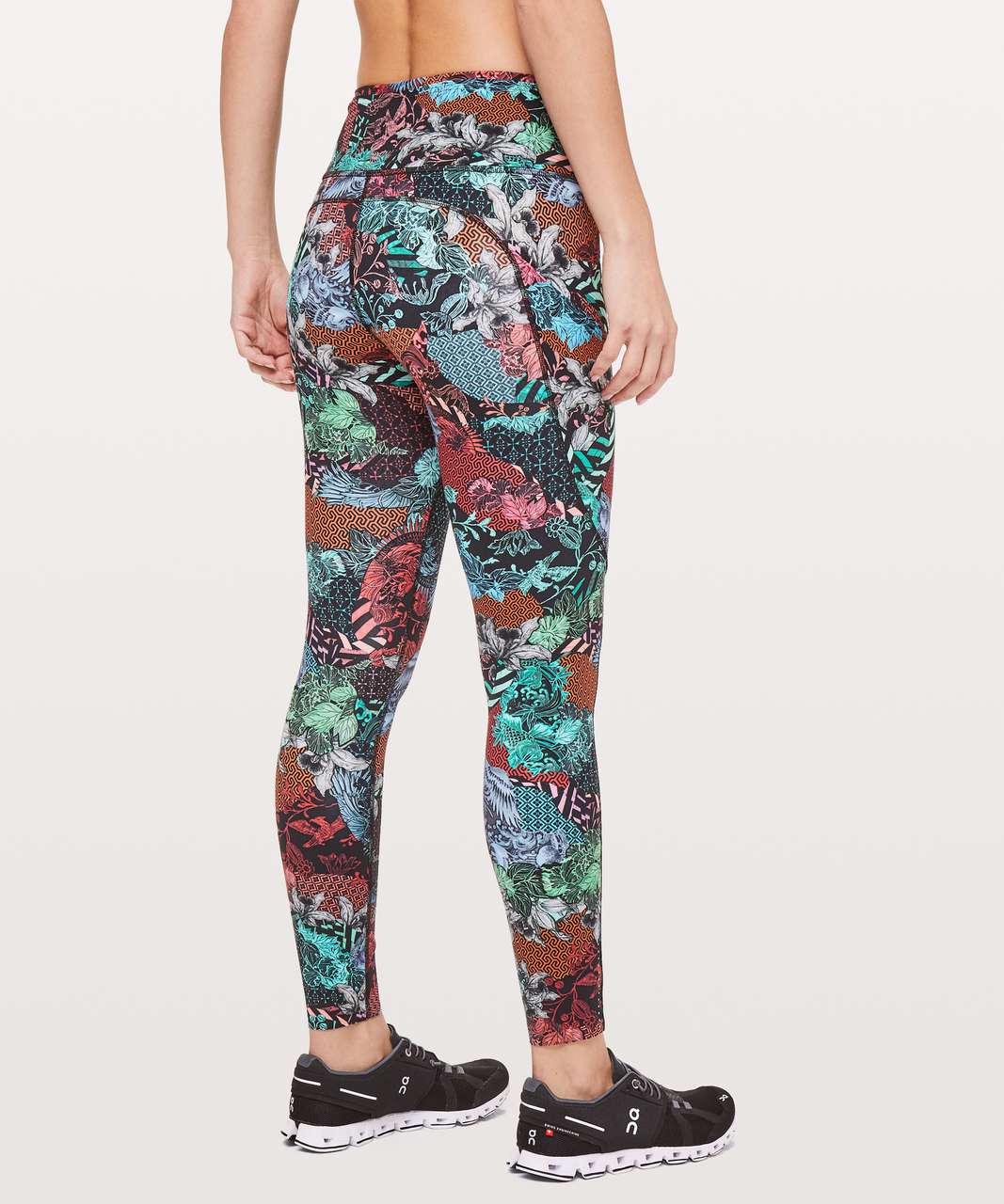 Lululemon Fast & Free 7/8 Tight II *Nulux 25" - Zen Clash Multi