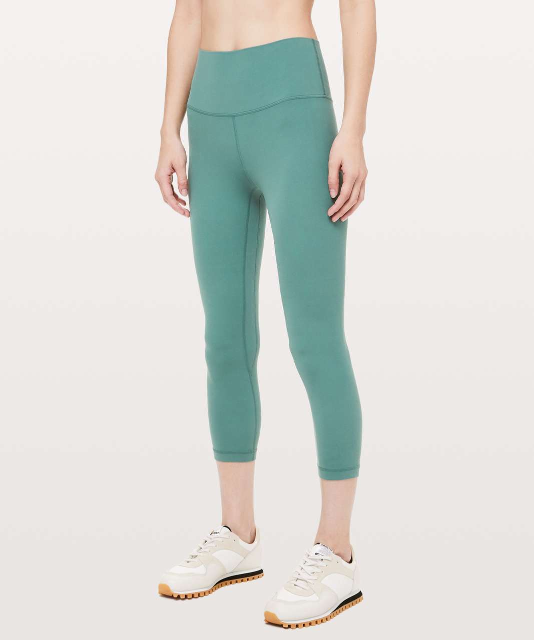 Lululemon Align Crop *21" - Green Smoke