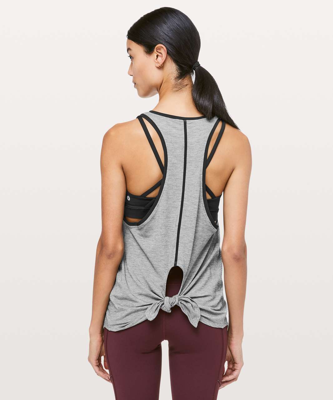 Lululemon Course Of Action Tank - Heathered Black