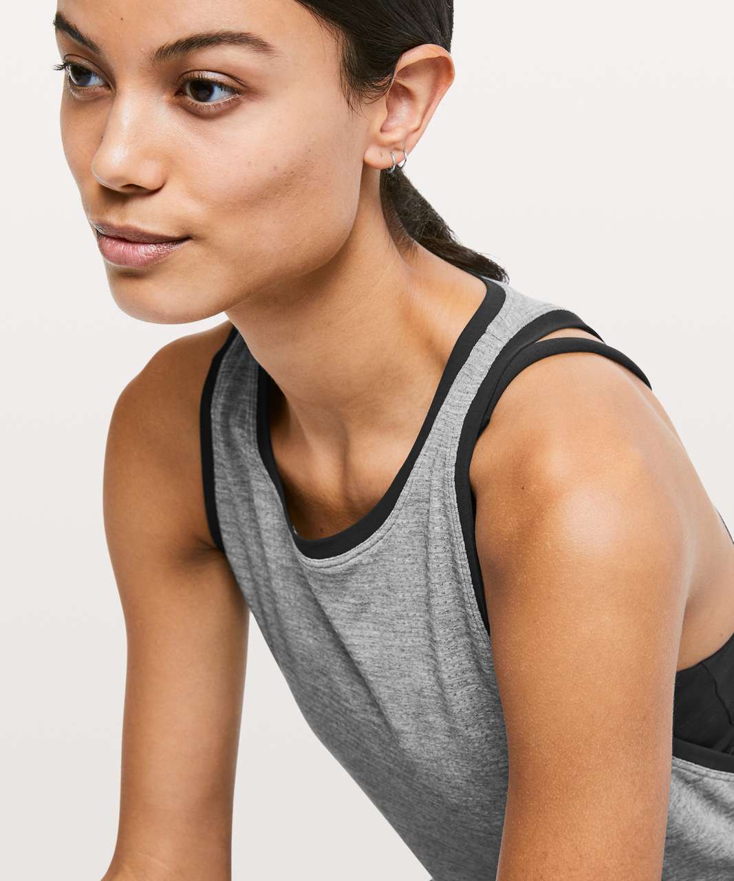 Lululemon Course Of Action Tank - Heathered Black