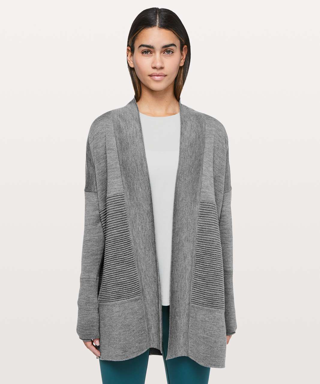 Lululemon Sit In Lotus Wrap II - Heathered Medium Grey