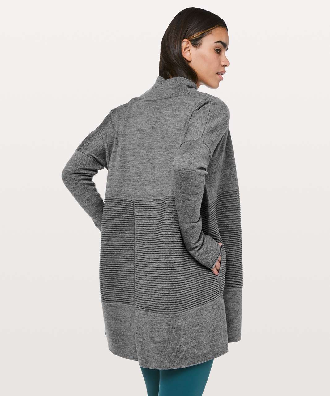 Lululemon Sit In Lotus Wrap II - Heathered Medium Grey