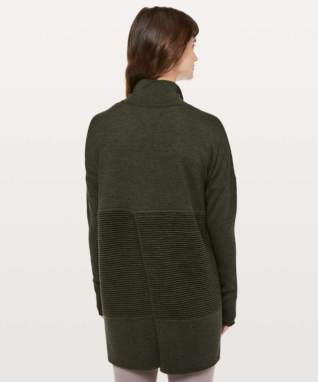 Lululemon Sit In Lotus Wrap II - Heathered Dark Olive