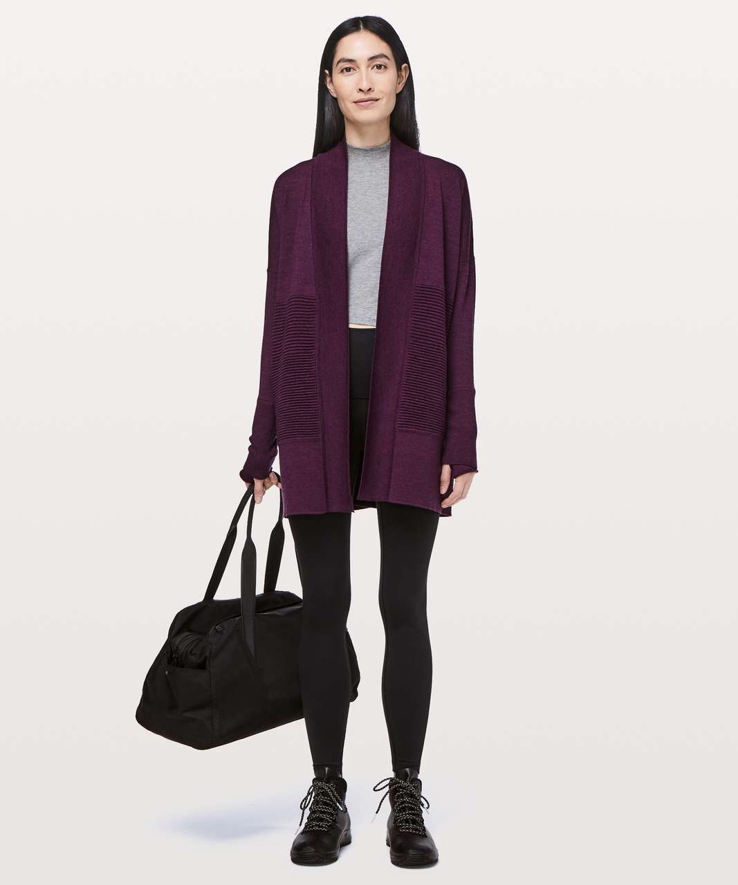 Lululemon Sit In Lotus Wrap II - Heathered Plum