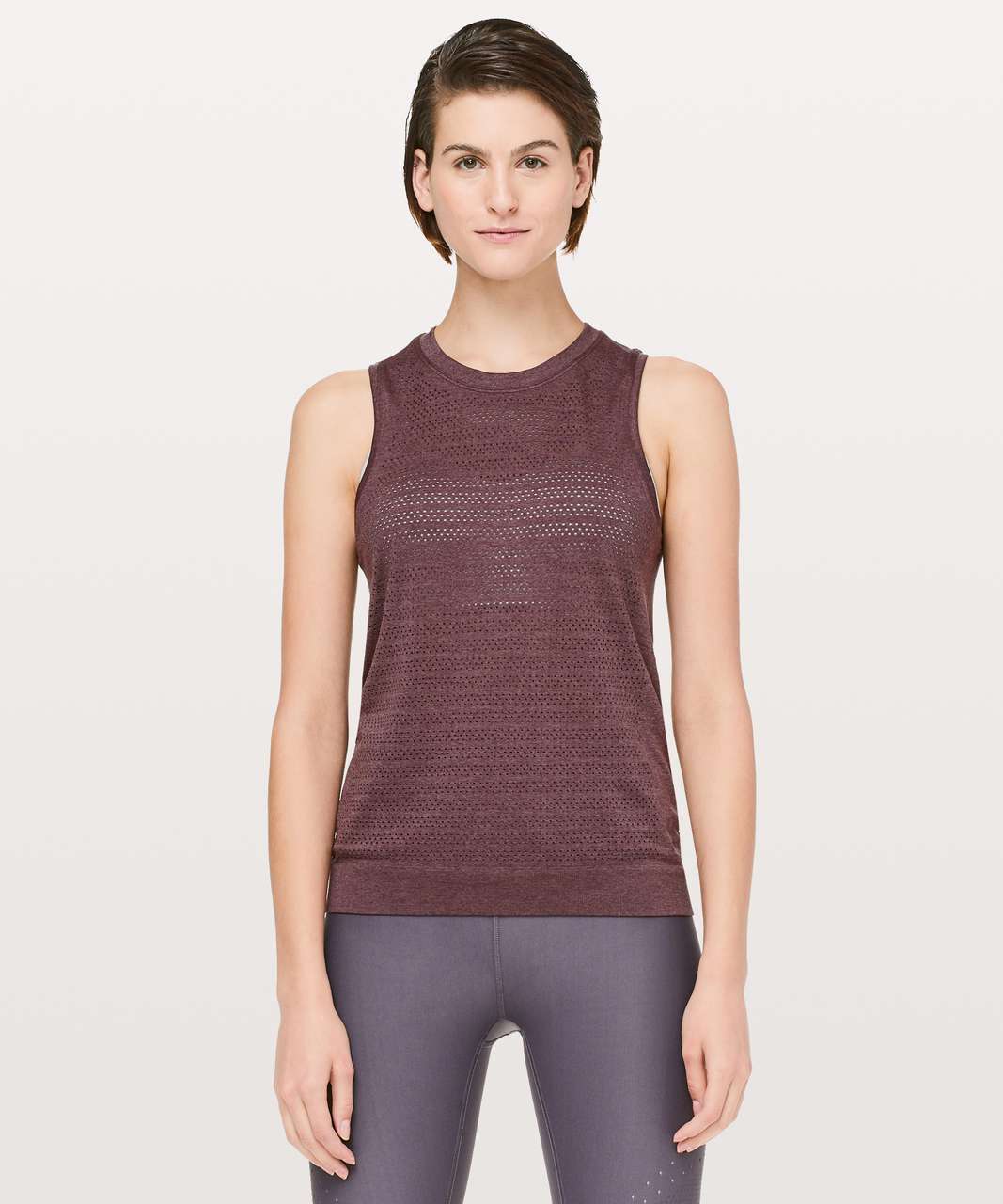 Lululemon Breeze By Muscle Tank II - Dark Adobe / Antique Bark - lulu ...