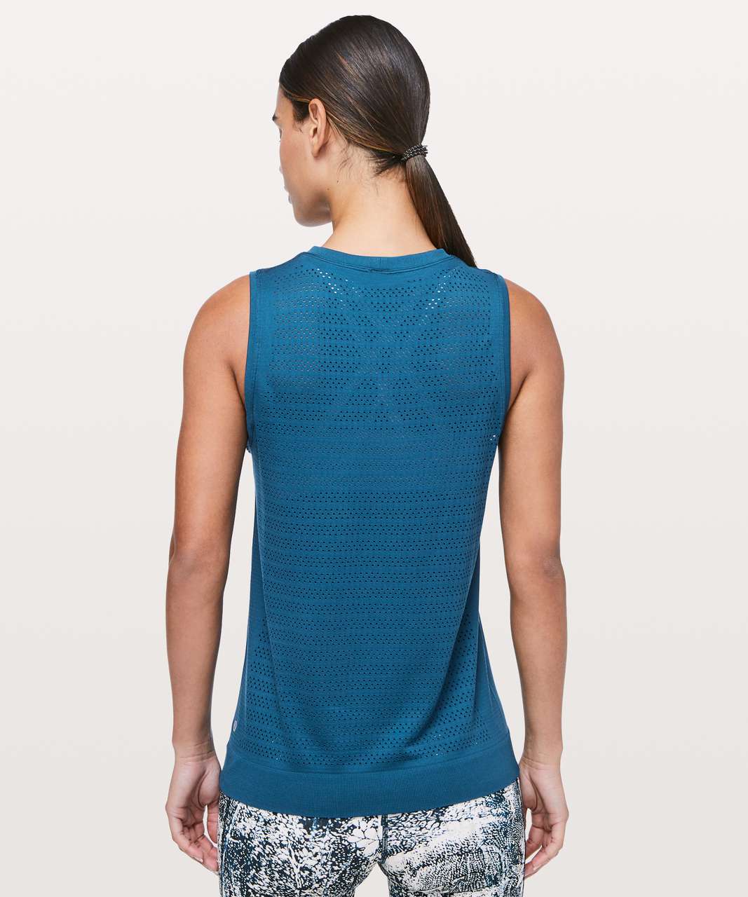 Lululemon Breeze By Muscle Tank II - Carbon Blue / Carbon Blue