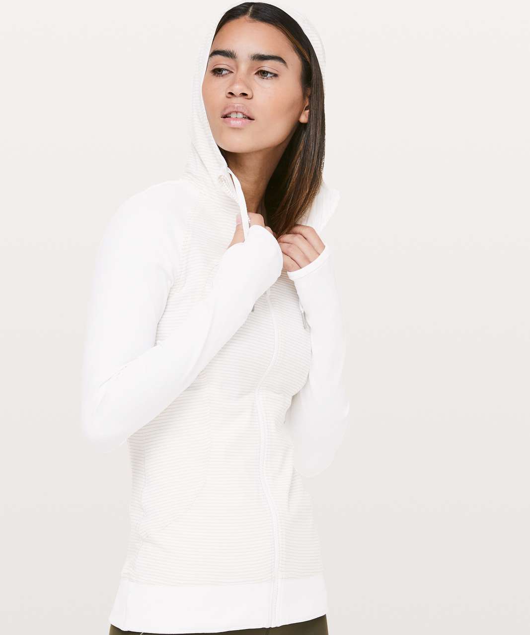 Lululemon Dance Studio Jacket Rib Sleeve - White